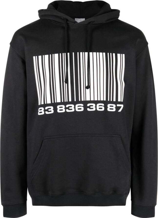 VTMNTS Katoenen hoodie Zwart