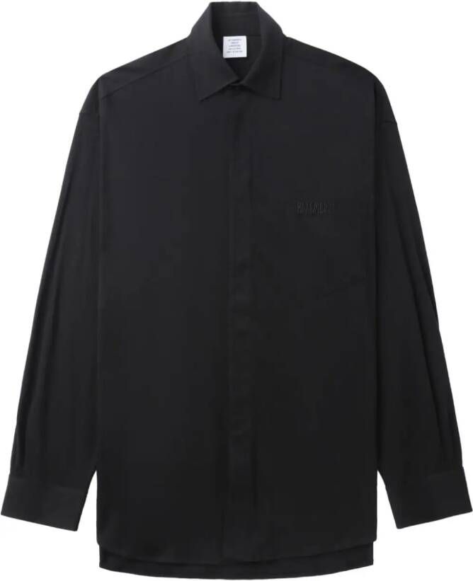 VETEMENTS Button-up overhemd Zwart