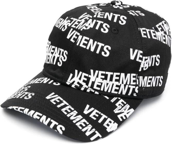 VETE TS Honkbalpet met logo Zwart