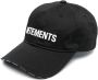 VETE TS Honkbalpet met logoprint Zwart - Thumbnail 1