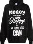 VETEMENTS Hoodie met print Zwart - Thumbnail 1
