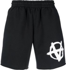 VETE TS Shorts met logoprint Zwart