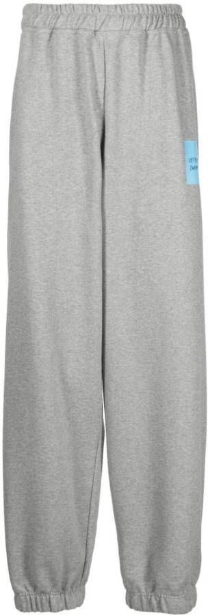 VETEMENTS Trainingsbroek met logopatch Grijs