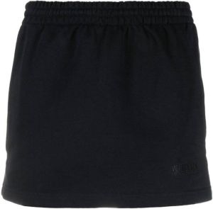 VETEMENTS Mini-rok met elastische taille Zwart