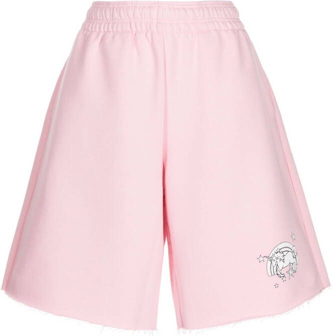 VETEMENTS Denim shorts Roze