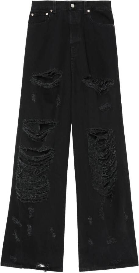 VETEMENTS Ruimvallende jeans Zwart