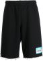 VETEMENTS Shorts met logoprint Zwart - Thumbnail 1
