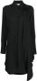 Victoria Beckham Zijden blousejurk Zwart - Thumbnail 1