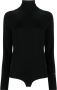 Victoria Beckham Coltrui van merinowol Zwart - Thumbnail 1