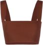 Victoria Beckham Cropped top Bruin - Thumbnail 1