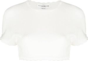 Victoria Beckham Cropped top Wit