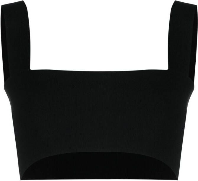 Victoria Beckham Cropped top Zwart