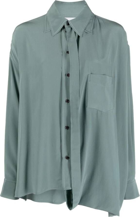 Victoria Beckham Gelaagd T-shirt Groen