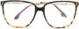 Victoria Beckham Eyewear Bril met schildpadschild design Bruin - Thumbnail 1