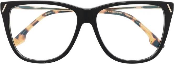 Victoria Beckham Eyewear Bril met vierkant montuur Zwart
