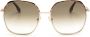 Victoria Beckham Eyewear Zonnebril met rond montuur Bruin - Thumbnail 1