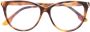 Victoria Beckham Eyewear Zonnebril met cat-eye montuur Bruin - Thumbnail 1