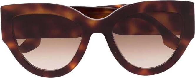Victoria Beckham Eyewear Zonnebril met cat-eye montuur Bruin