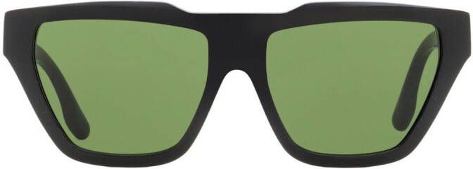 Victoria Beckham Eyewear Zonnebril met rechthoekig montuur Zwart
