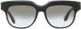 Victoria Beckham Eyewear Zonnebril met rond montuur Zwart - Thumbnail 1