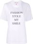 Victoria Beckham T-shirt met tekst Wit - Thumbnail 1