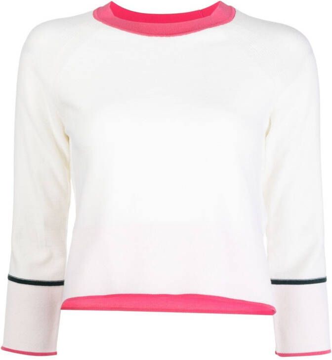 Victoria Beckham Gebreide blouse Wit