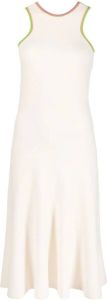 Victoria Beckham Gebreide jurk Beige