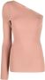 Victoria Beckham Geribbelde top Beige - Thumbnail 1