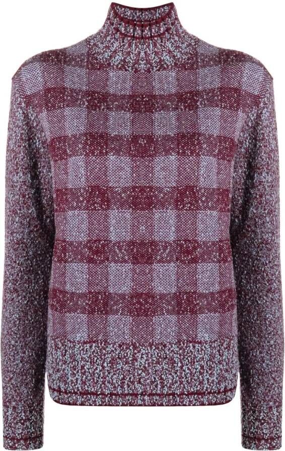 Victoria Beckham Geruite coltrui Rood