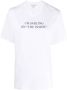 Victoria Beckham T-shirt met print Wit - Thumbnail 1