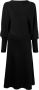 Victoria Beckham Jurk met pofmouwen Zwart - Thumbnail 1