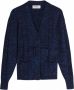 Victoria Beckham Kabelgebreid vest Blauw - Thumbnail 1