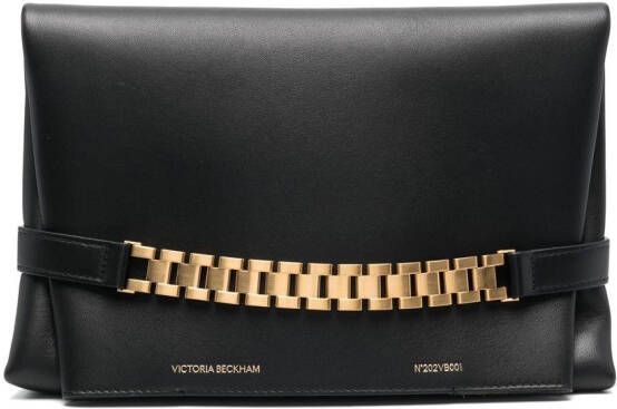 Victoria Beckham Leren clutch Zwart