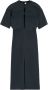 Victoria Beckham Midi-jurk met detail Grijs - Thumbnail 1