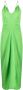 Victoria Beckham Midi-jurk met V-hals Groen - Thumbnail 1