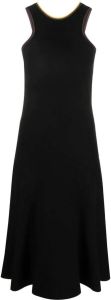 Victoria Beckham Mouwloze midi-jurk Zwart