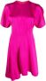 Victoria Beckham Mini-jurk met ronde hals Roze - Thumbnail 1