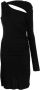 Victoria Beckham Maxi-jurk met enkele mouwen Zwart - Thumbnail 1