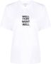 Victoria Beckham T-shirt met tekst Wit - Thumbnail 1