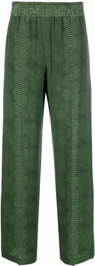 Victoria Beckham Straight broek Groen