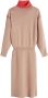 Victoria Beckham Sweaterjurk met contrasterende afwerking Bruin - Thumbnail 1