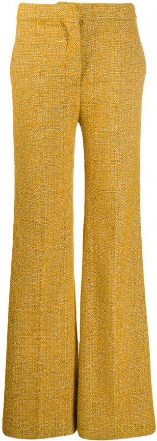 Victoria Beckham Broek Geel
