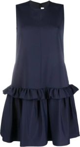 Victoria Beckham Mouwloze jurk Blauw