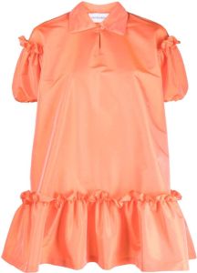 Viktor & Rolf Mini-jurk met pofmouwen Oranje