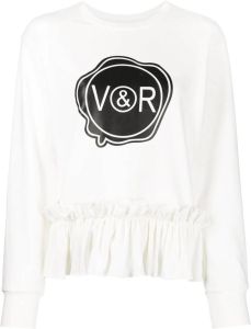 Viktor & Rolf Sweater met logoprint Wit