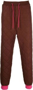 Viktor & Rolf Trainingsbroek met logopatch Bruin