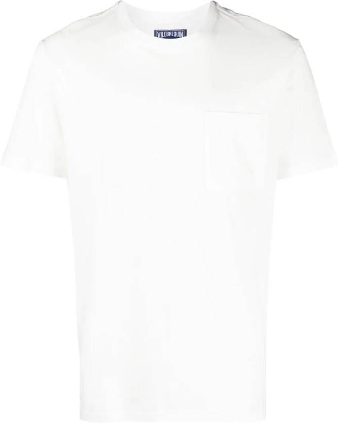 Vilebrequin T-shirt met borstzak Wit