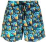 Vilebrequin Zwembroek met zeesterprint Blauw - Thumbnail 1