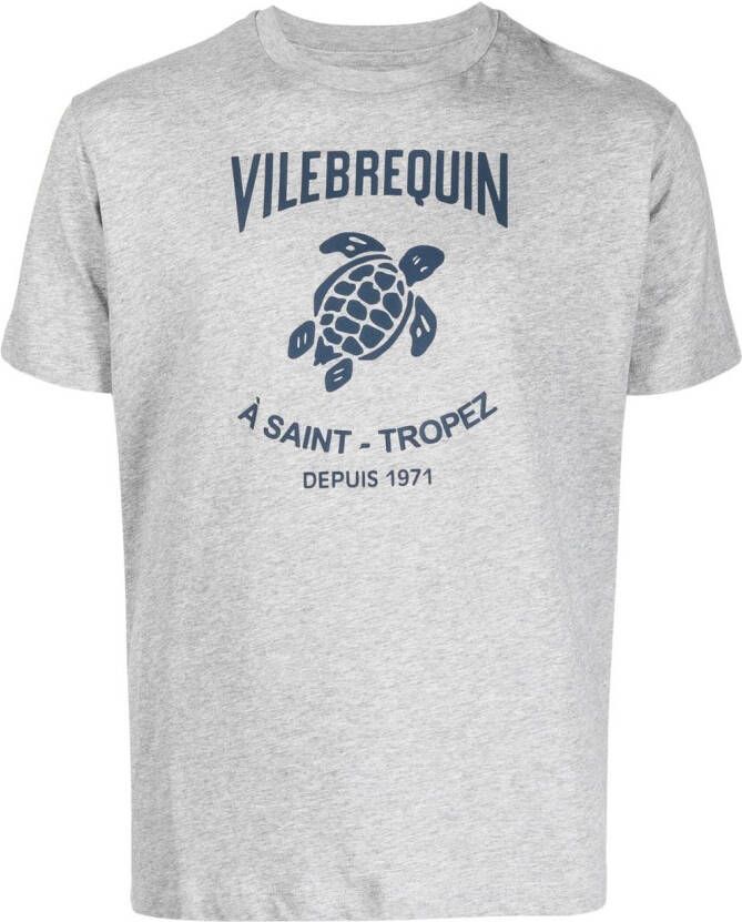 Vilebrequin T-shirt met print Grijs