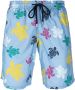 Vilebrequin Zwembroek met schildpadprint Blauw - Thumbnail 1